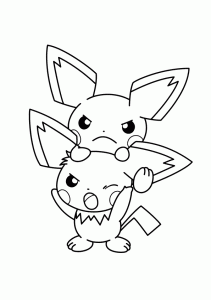 Desenho para colorir Pokémon - Eevee : Shiny Eevee 6