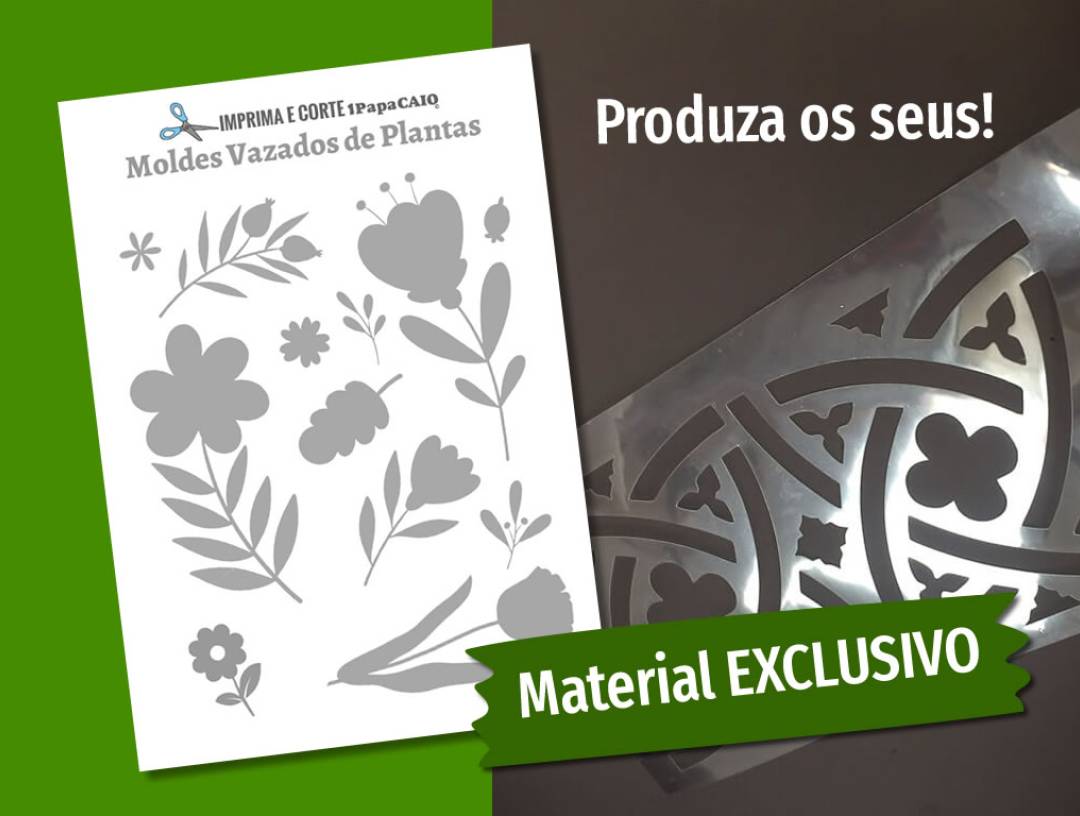 Moldes Vazados Plantas